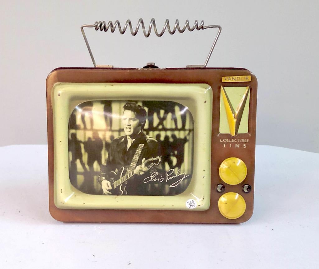 Elvis Presley “Television?? Form Collectible Tin (1 of 9)