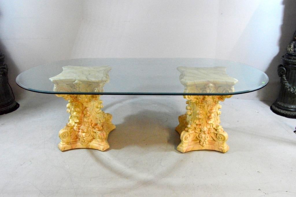 Glass Top Dining Table - 4