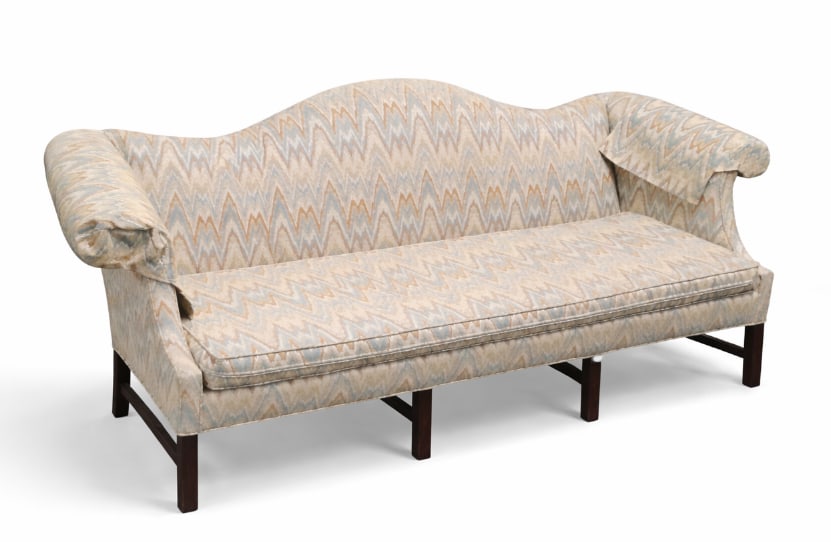 George II Style Camelback Sofa (1 of 6)