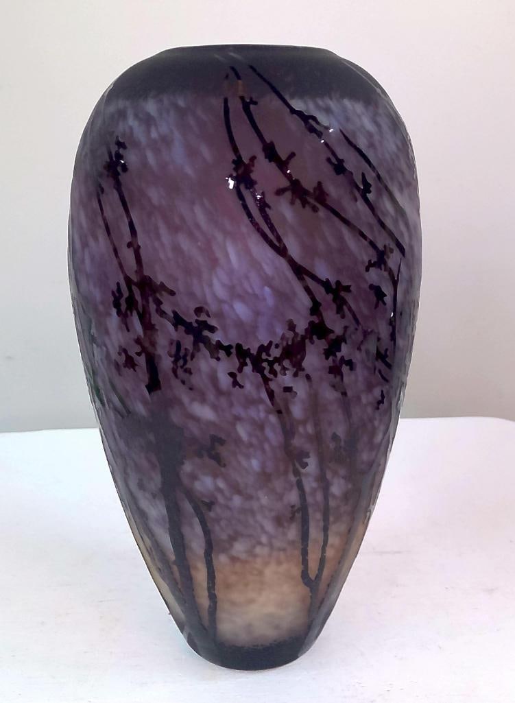 Contemporary Art Glass Landscape Vase (1 of 7)