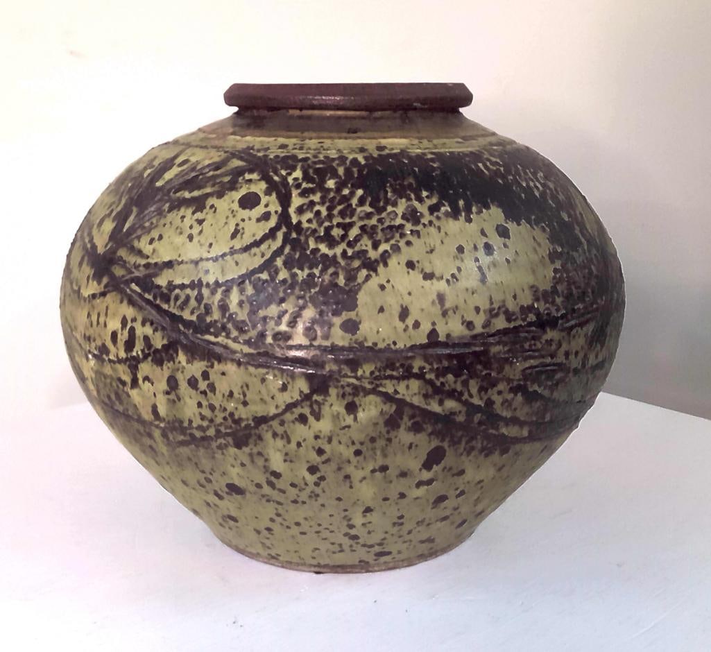 Large American Studio Pottery Covered-Form Vessel (1 of 9)