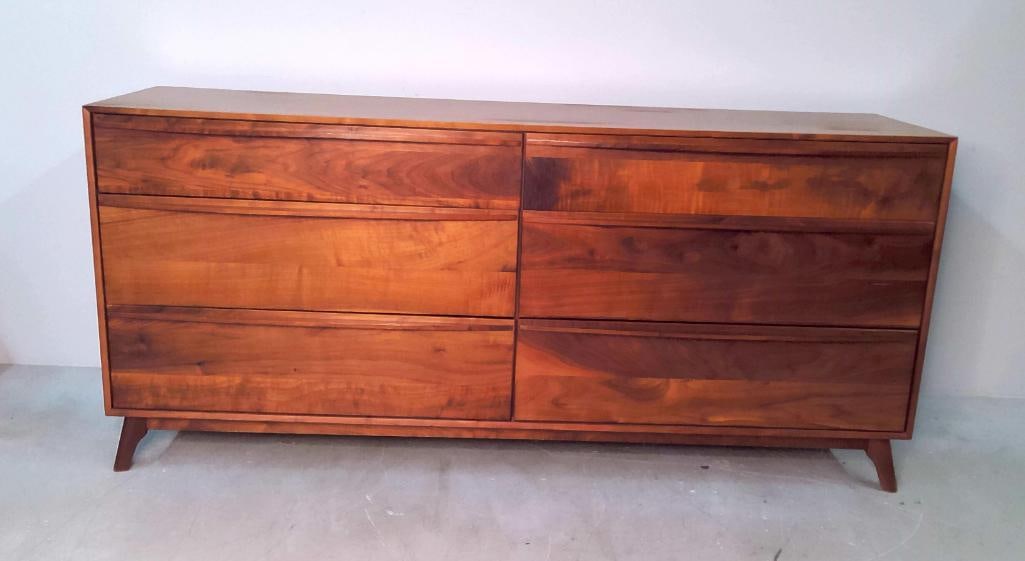 Copeland Furniture Six-Drawer Walnut Dresser (1 of 9)