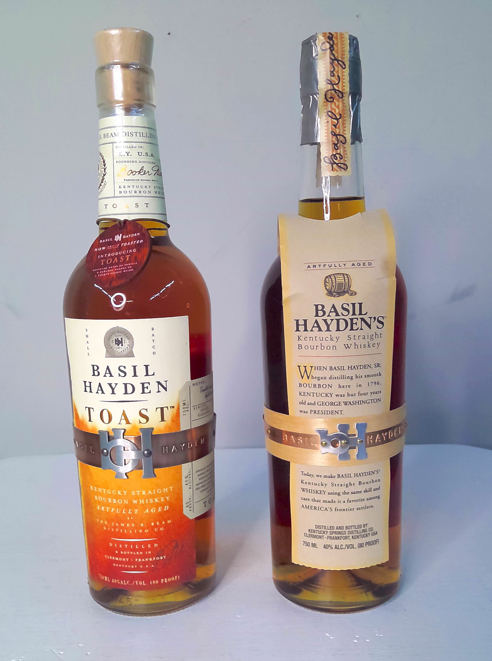 Basil Hayden Kentucky Bourbon, Two Bottles (1 of 8)
