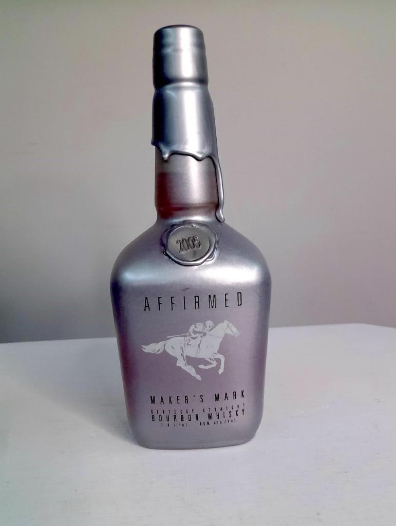 Maker's Mark "Affirmed" Commemorative Bourbon: Maker's Mark "Affirmed" Commemorative Bourbon, Maker's Mark Distillery, Star Hill Farm, Loretto, KY, 2005 (release year) Sealed 1-liter bottle of Maker’s Mark Kentucky straight bourb
