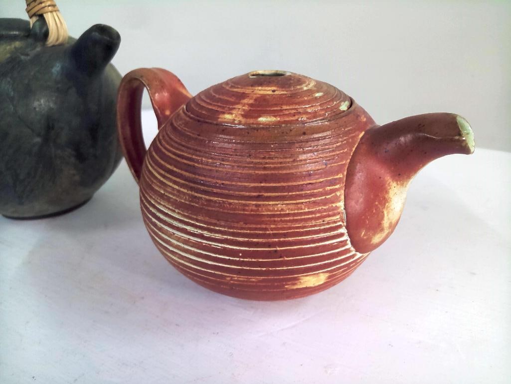 Two Studio Pottery Teapots - 5