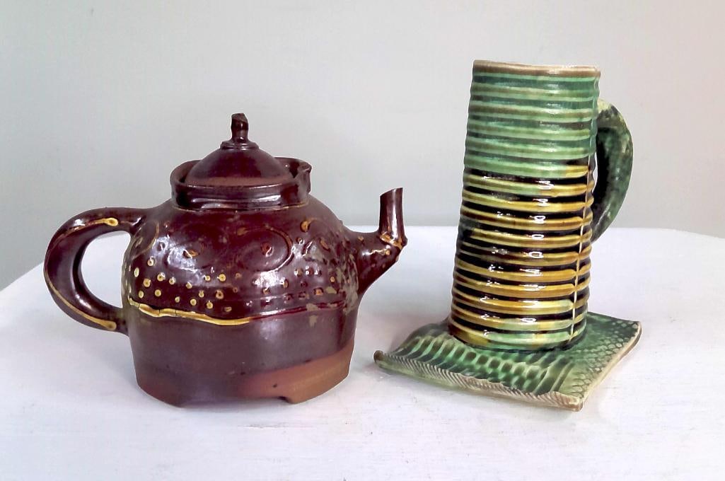 Sarah Frederick Studio Pottery Teapot and Pitcher Group (1 of 10)
