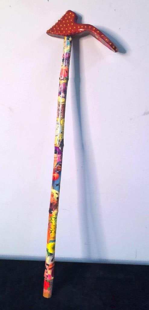 American Folk Art Walking Stick (1 of 6)