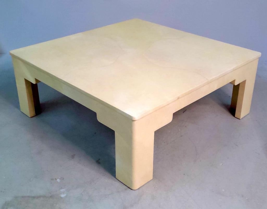 Lacquered Goatskin Coffee Table (1 of 6)