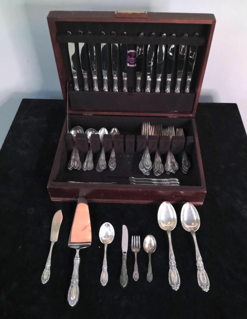 Towle "King Richard" Pattern Sterling Silver Flatware Service, 71 Pieces (1 of 12)