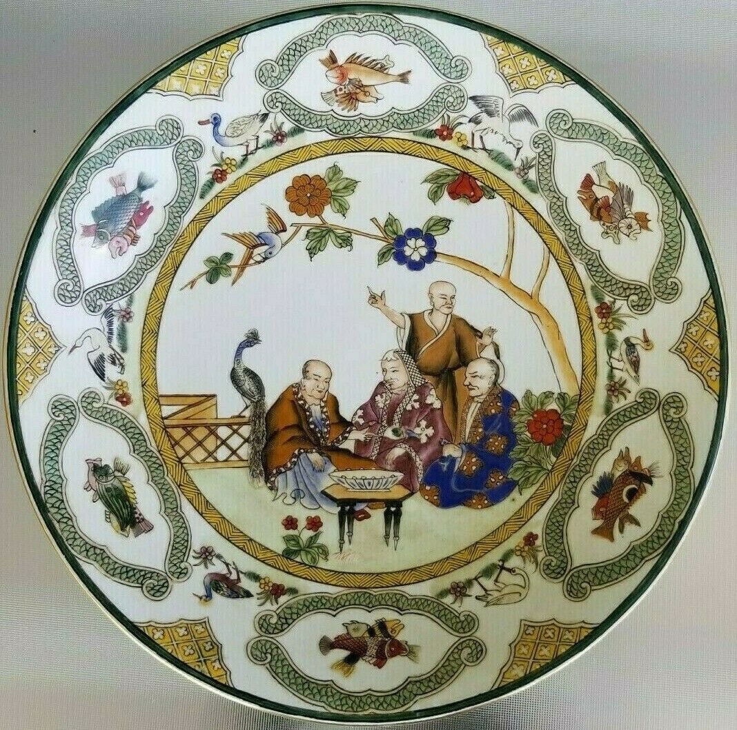 RARE MAGNIFICENT CHINESE EXPORT BOWL 14", 36 CM 18TH CE (1 of 7)