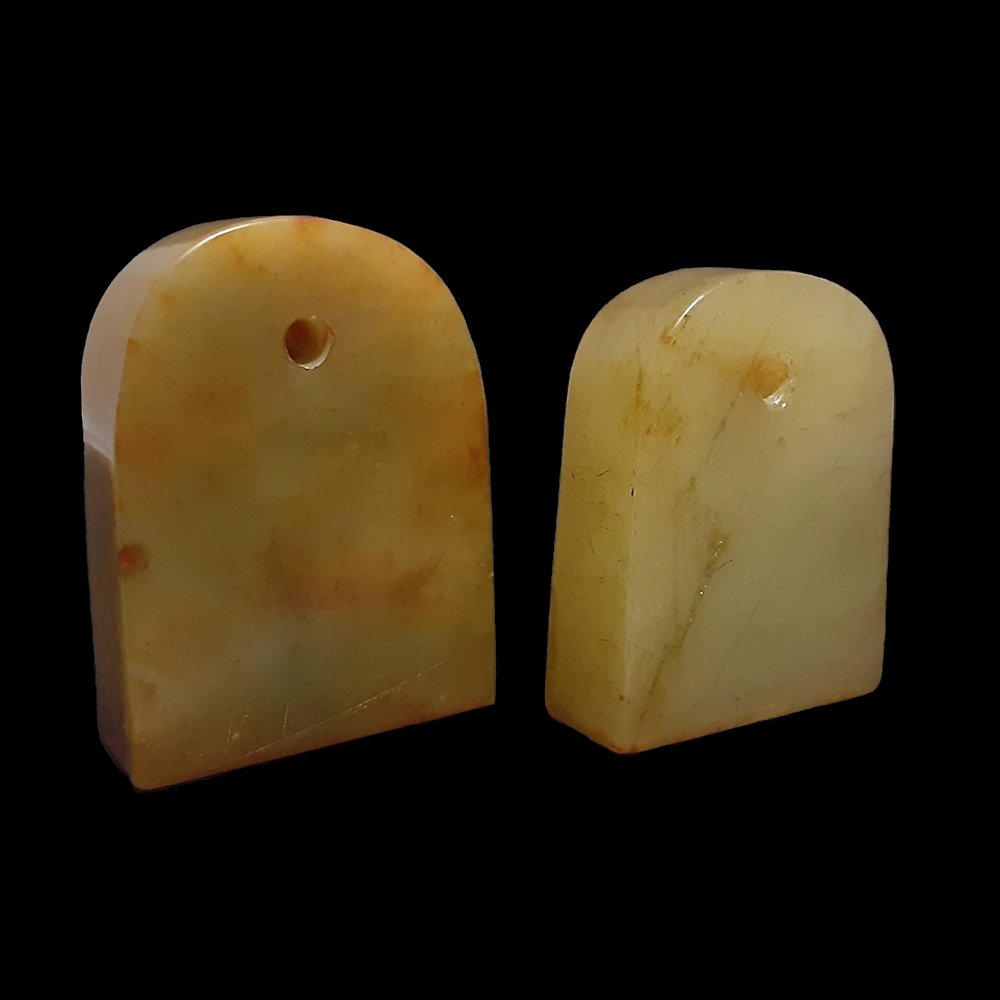 2 GOOD ARCHAIC JADE SEALS SONG #2 (1 of 5)