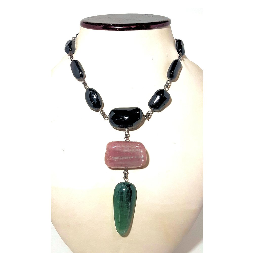 FABULOUS TOURMALINE NECKLACE PHILIPPE FERRANDIS PARIS (1 of 3)