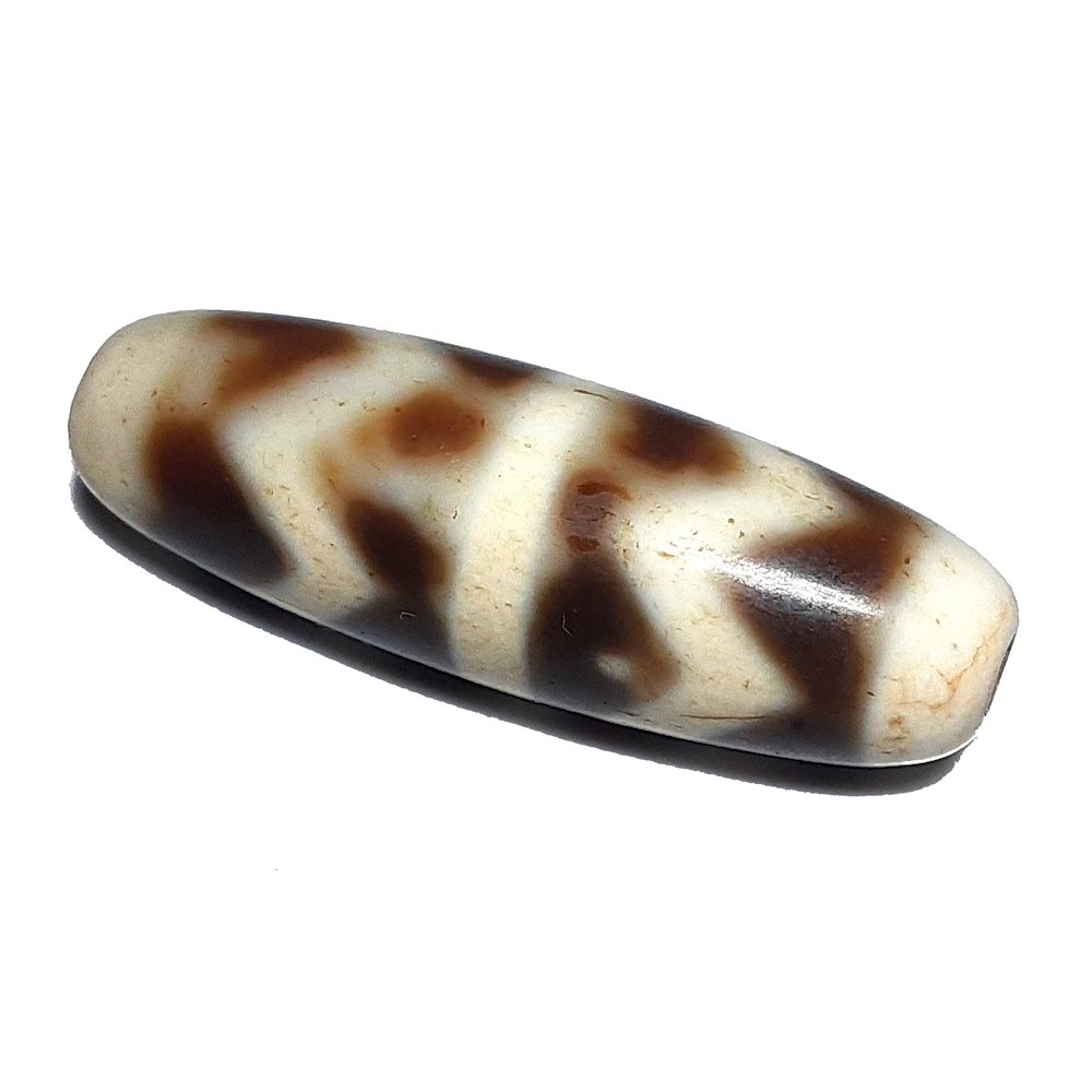 ANTIQUE AGATE DZI BEZD WATER WAVE PATTERN (1 of 5)