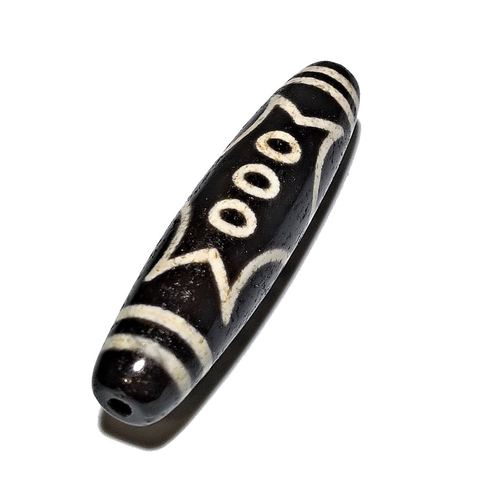 SUPERB SINO TIBETAN AGATE DZI BEAD 13 EYES 58MM (1 of 4)