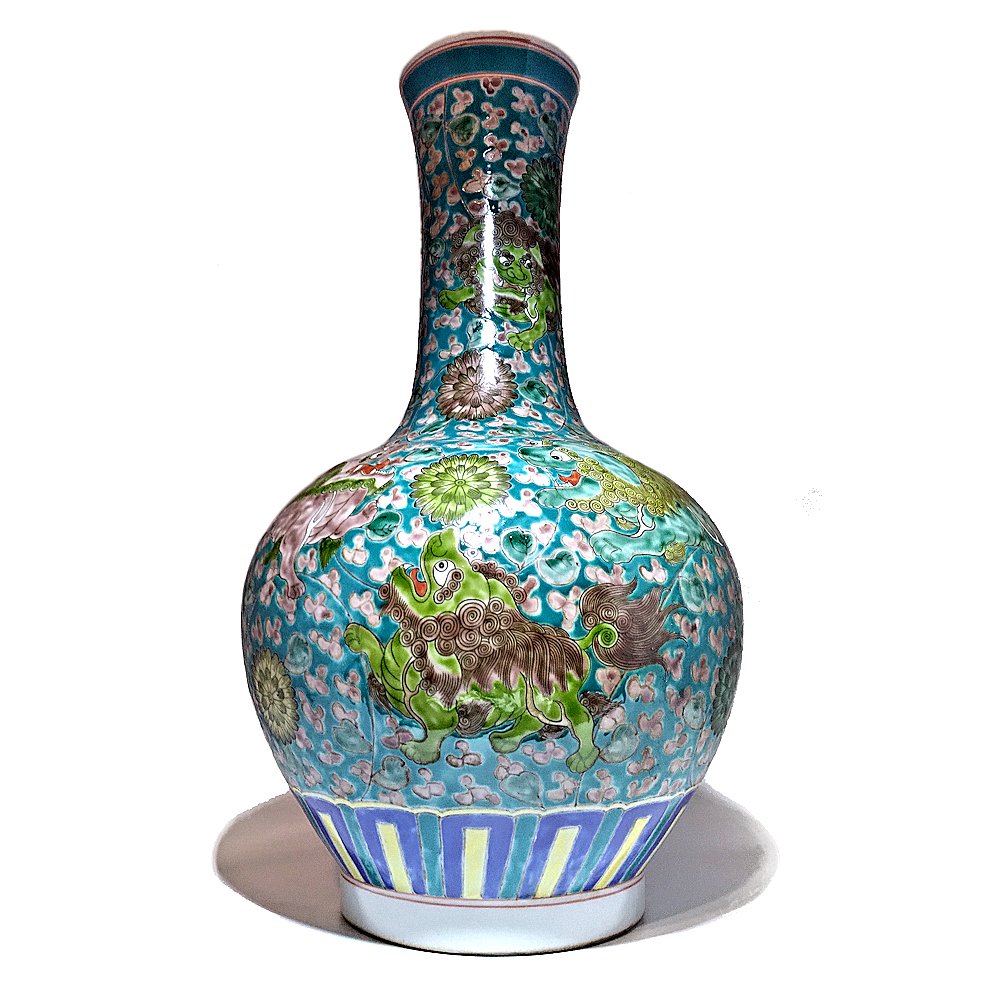 Superb Chinese Large Vase  Foo Lion Kangxi (1 of 10)