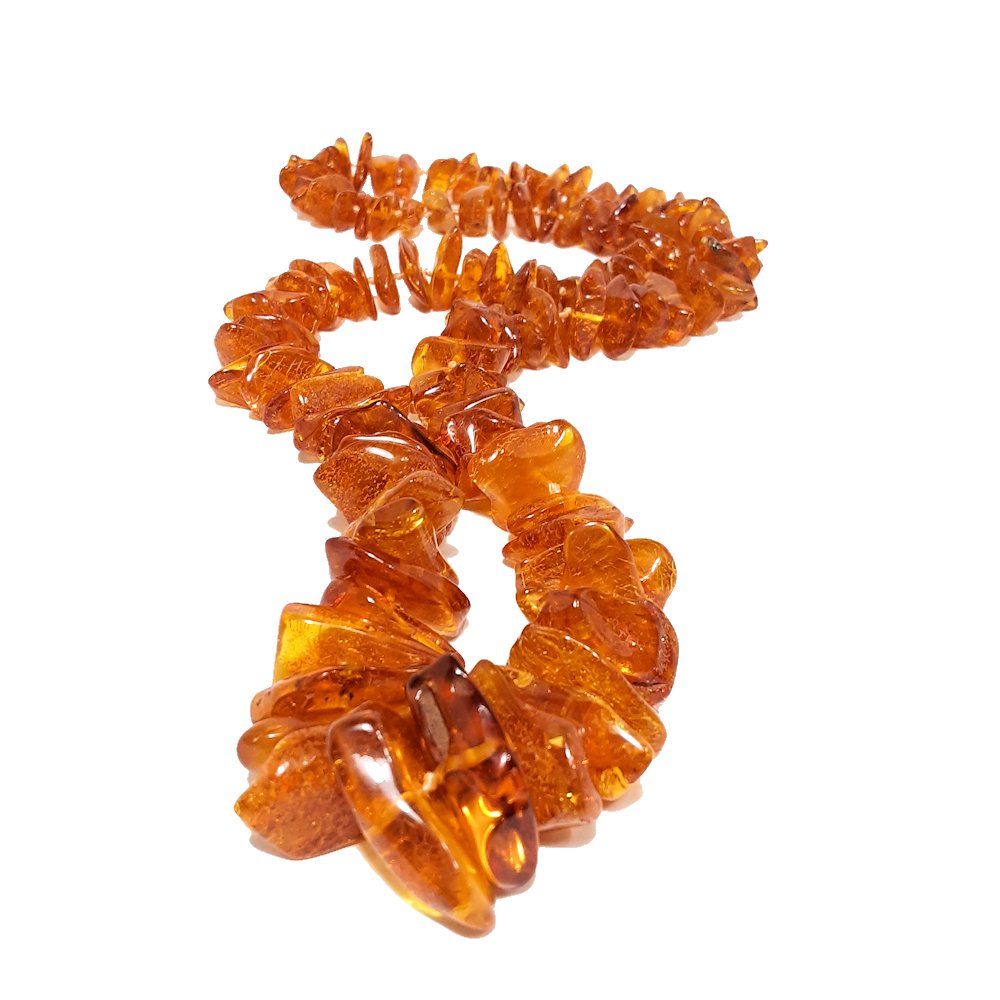 LARGE NATURAL BALTIC AMBER NECKLACE 29",74 CM, 75.8 GR (1 of 3)