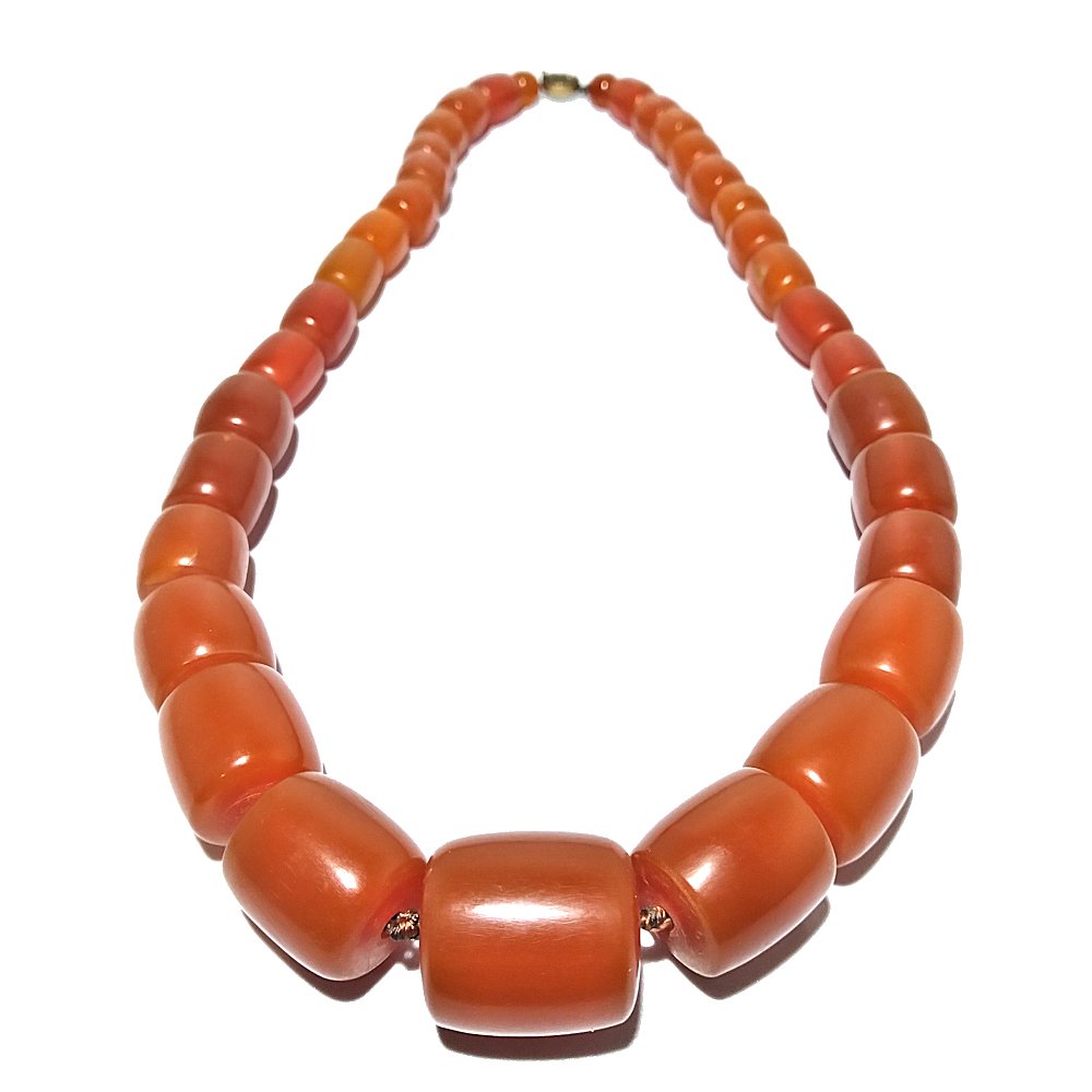 CHINESE BUTTERSCOTCH AMBER RESIN COMPOSITE BEADS (1 of 5)