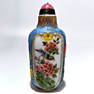 CHINESE ENAMEL ON GLASS SNUFF BOTTLE QING MARK