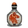 SUPERB CHINESE ENAMEL SNUFF BOTTLE GRISAILLE SEPIA