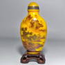 OUTSTANDING CHINESE ENAMEL SNUFF BOTTLE LANDSCAPE