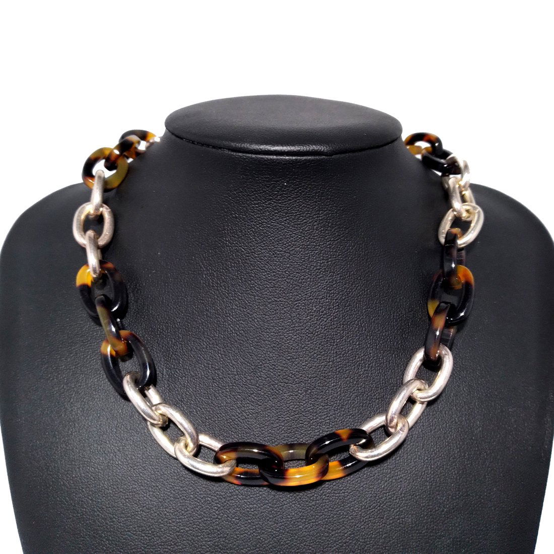 A CLASSY RALPH LAUREN SILVER NECKLACE OR WRAP AROUND BRACELET (1 of 4)