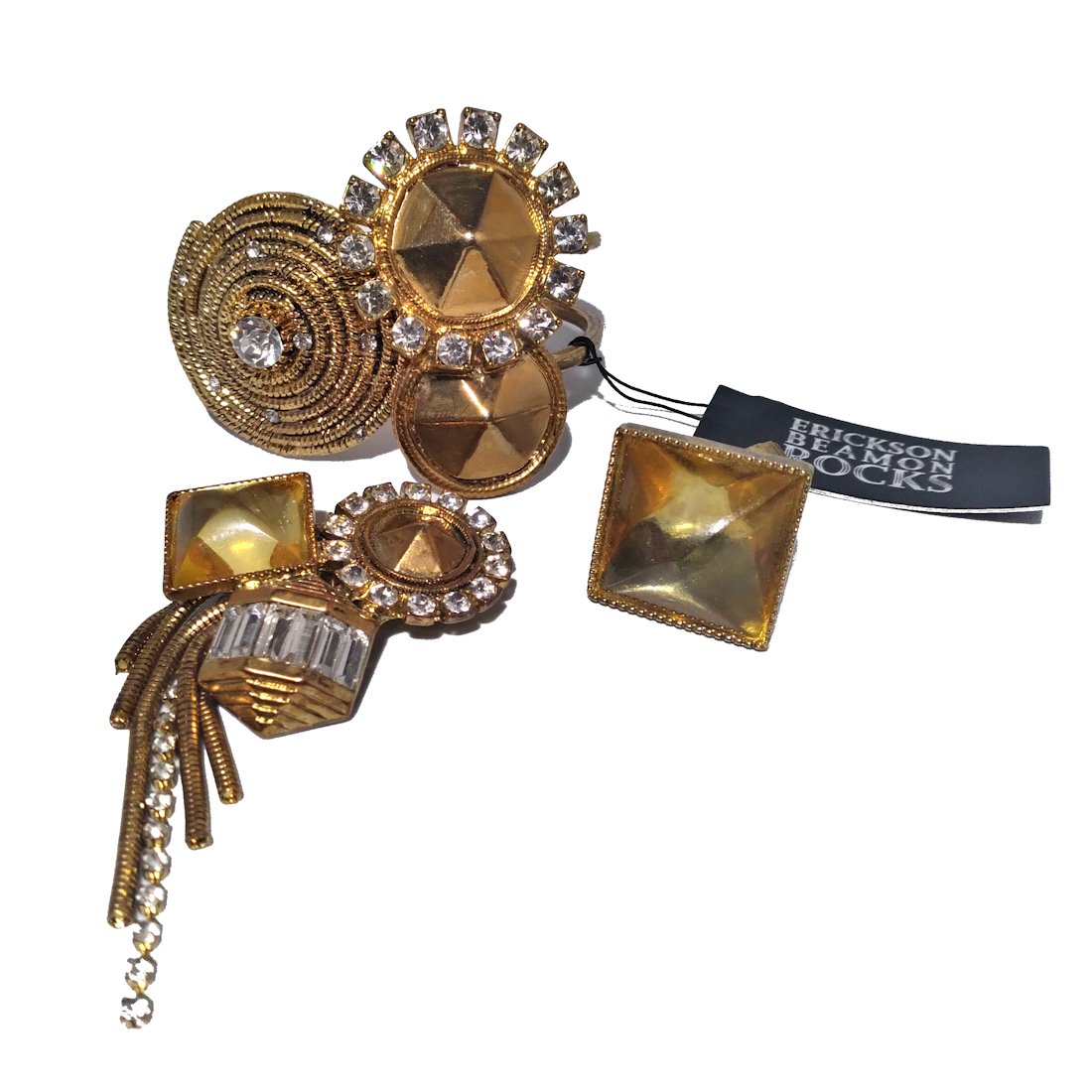 3 PIECE COSTUME JEWELRY LOT ERICKSON BEAMON (1 of 2)