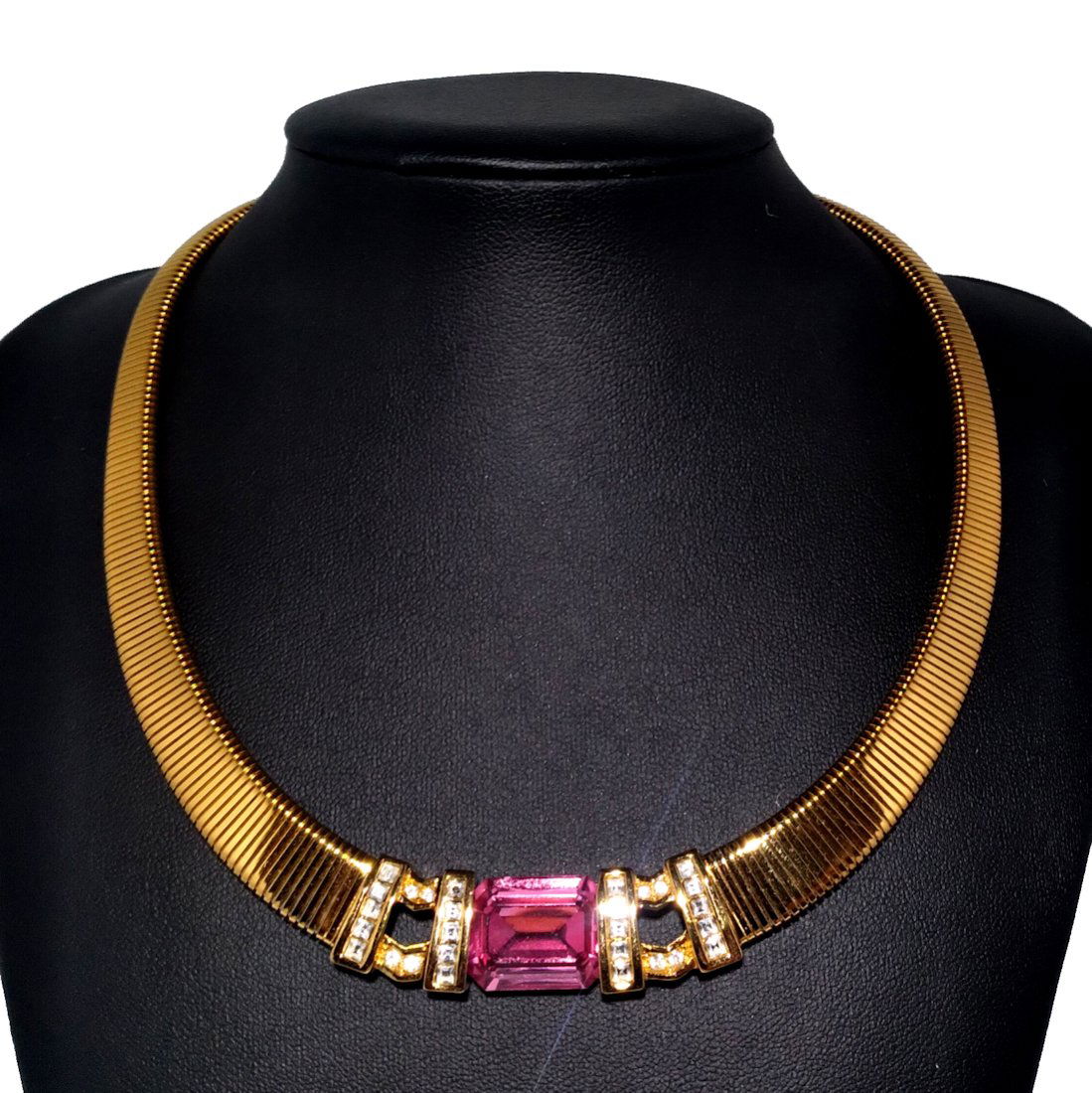 A STUNNING VINTAGE NECKLACE CHRISTIAN DIOR FRENCH COUTURE DESIGNER (1 of 5)