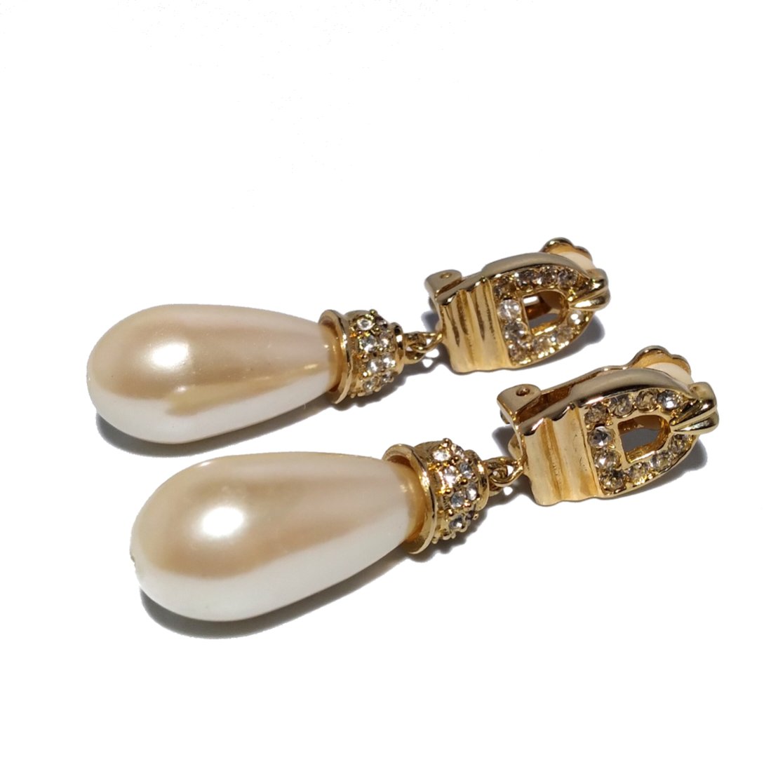 FAB LARGE EARRINGS BY PIERRE BALMAIN FRENCH HAUTE COUTURE DESIGNER (1 of 5)
