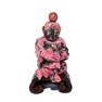 FINE ANTIQUE  CHINESE CARVED FIGURAL SNUFF BOTTLE RHODONITE 19TH C