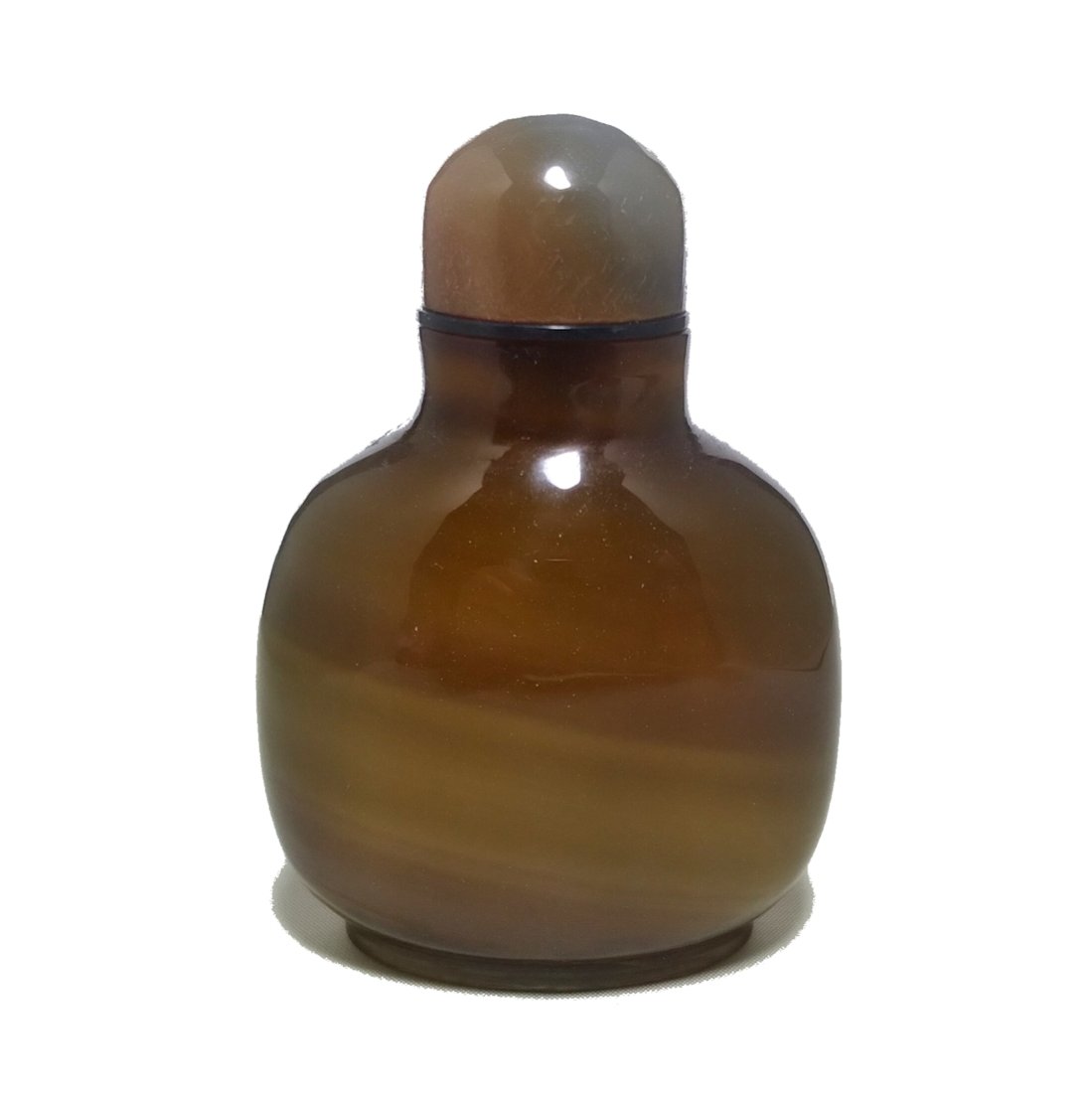 BEAUTIFUL CHINESE AGATE SNUFF BOTTLE (1 of 8)