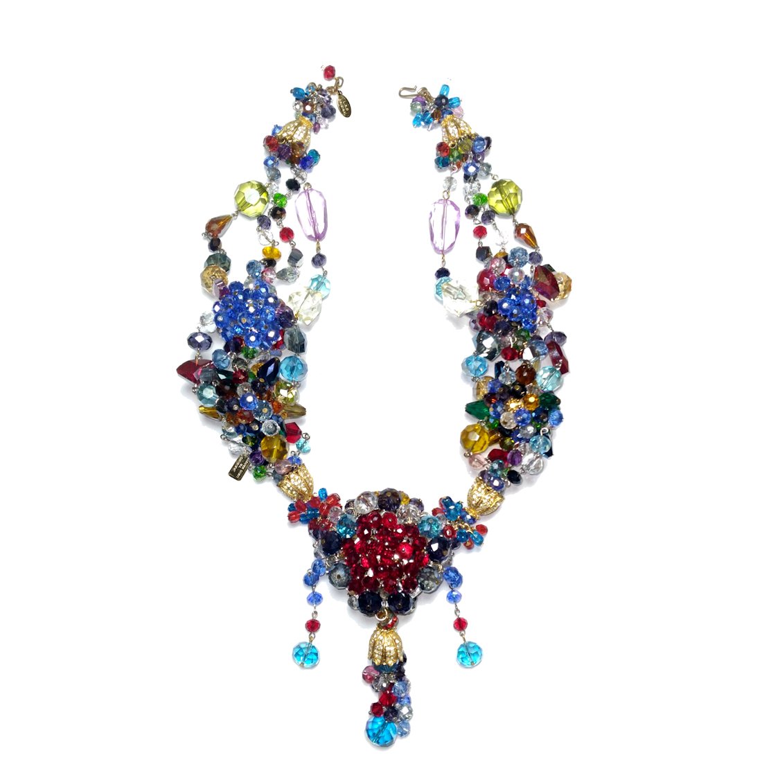 A MAGNIFICENT, ELABORATE STATEMENT NECKLACE BY DESIGNER STEFAN DINU (1 of 4)