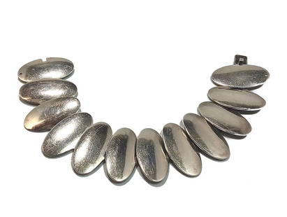 FAB STERLING MODERNIST BRACELET BY NE FROM, DENMARK: THE STUNNING BRACELET IS MARKED N.E.F DENMARK STERLING 925S. IT IS 7" LONG AND 1.2" WIDE. IT WEIGHS 51 GRAMS. WE PROVIDE IN-HOUSE SHIPPING.