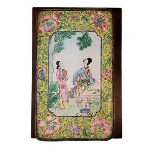 SUPERB CHINESE IMPERIAL BOX CANTON ENAMEL ON BRONZE 18-19TH C: OUTSTANDING ANTIQUE CHINESE IMPERIAL BOX BEIJING CANTON ENAMEL BRONZE 18-19TH C. ESTIMATED QIANLONG. The exquisitely enameled box is set in heavy bronze, with a hinged cover. It is of very high qualit