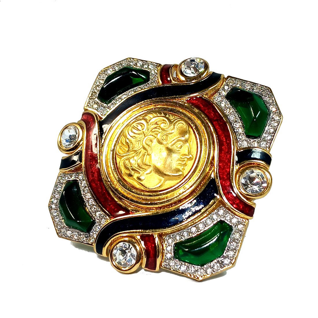 Enamel Brooches Pins for Sale at Auction