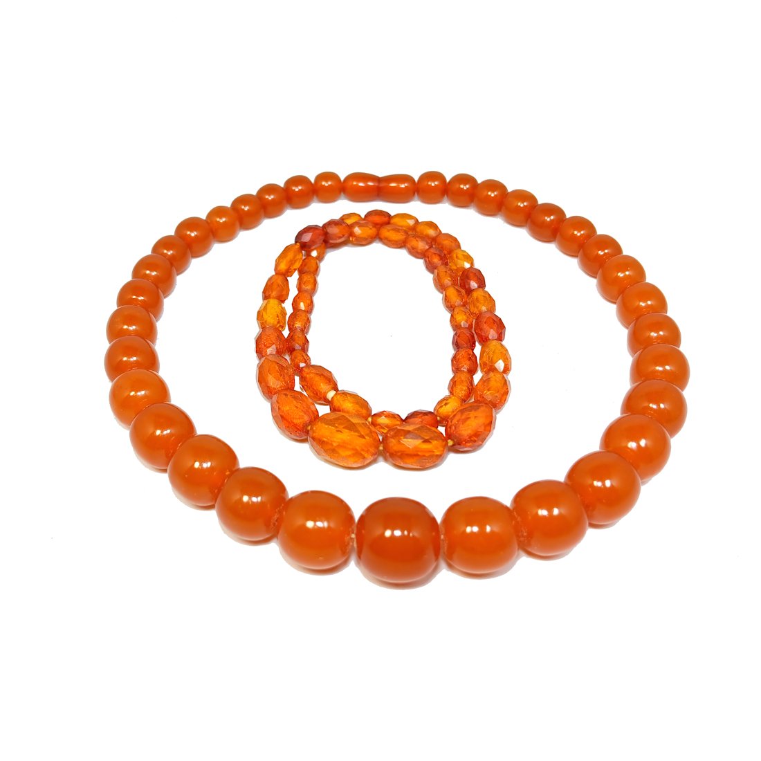 2  VINTAGE NATURAL BALTIC AMBER LOT  NECKLACES (1 of 5)