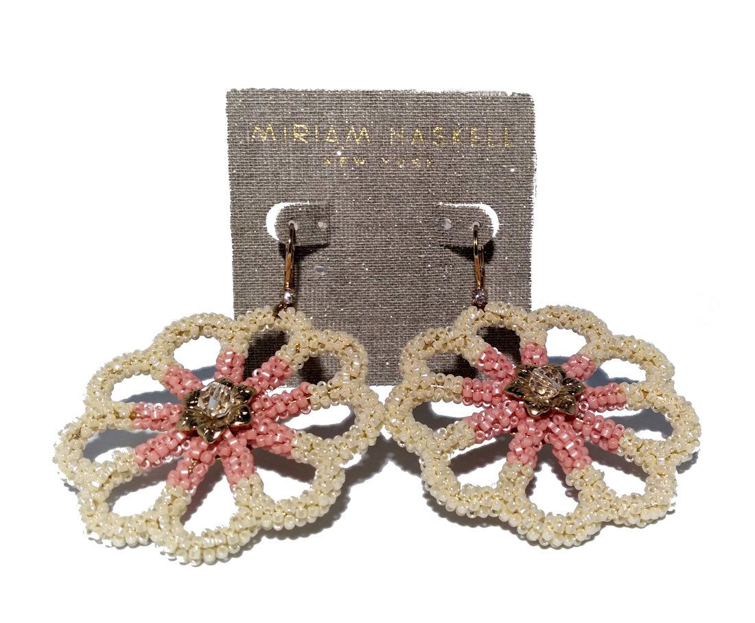 SUPERB  PAIR OF EARRINGS BY MIRIAM HASKELL NEW YORK (1 of 2)