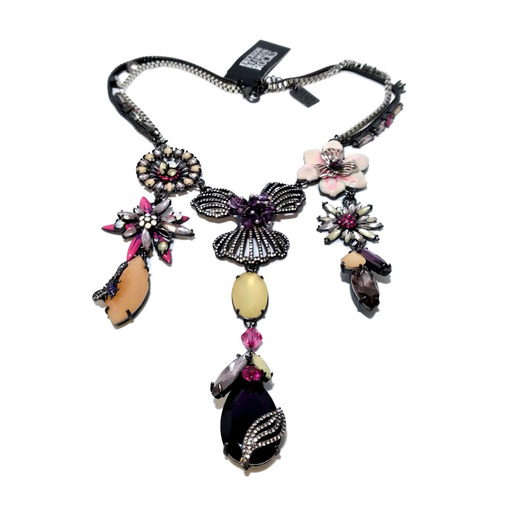 AN EXQUISITE VINTAGE NECKLACE BY ERICKSON BEAMON ROCKS RHINESTONES JEWELRY LOT (1 of 3)