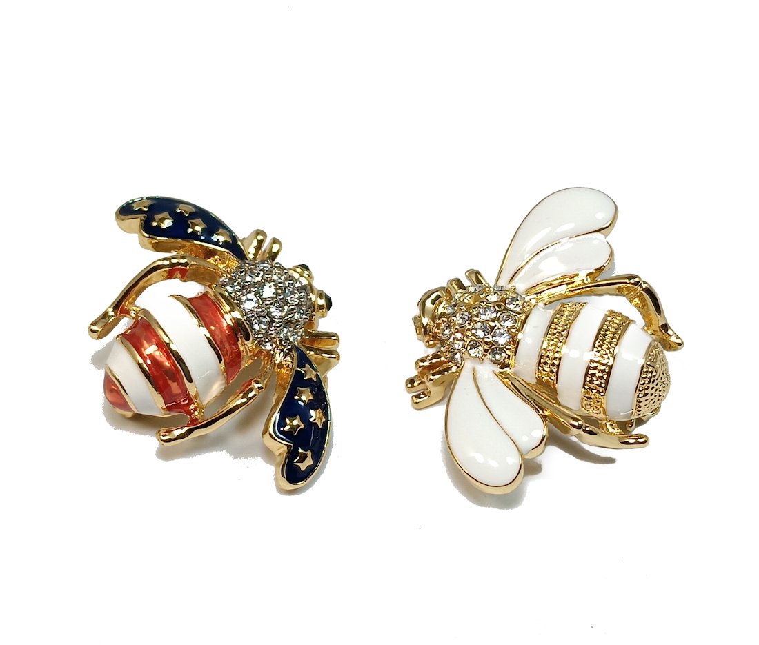 LOT OF TWO JOAN RIVERS BEE BROOCHES (1 of 5)