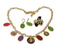 A WONDERFUL JOAN RIVERS BEE NECKLACE, EARRINGS AND A BEE BROOCH