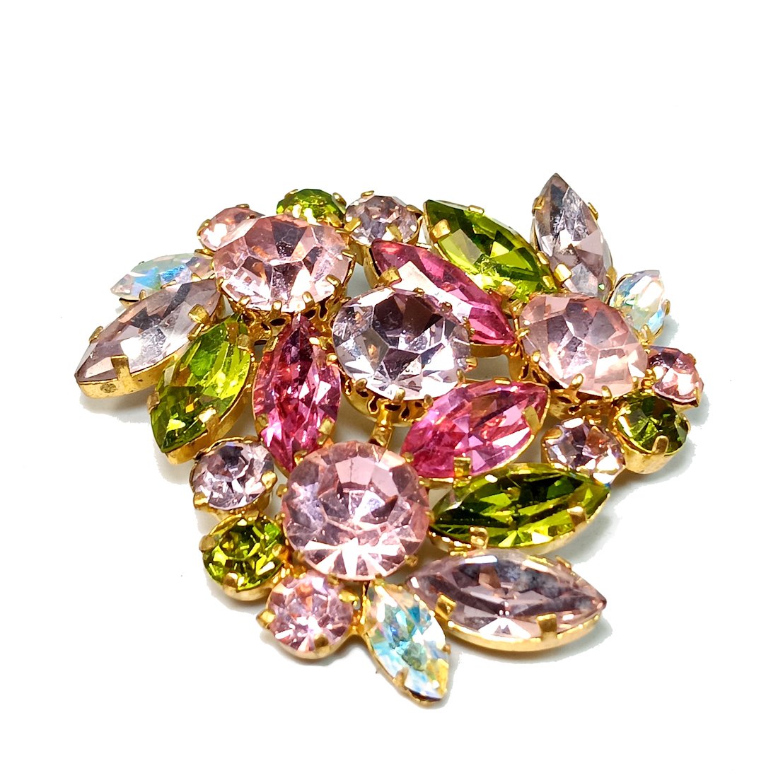 A VINTAGE RHINESTONE BROOCH SIGNED MADE IN AUSTRIA (1 of 5)