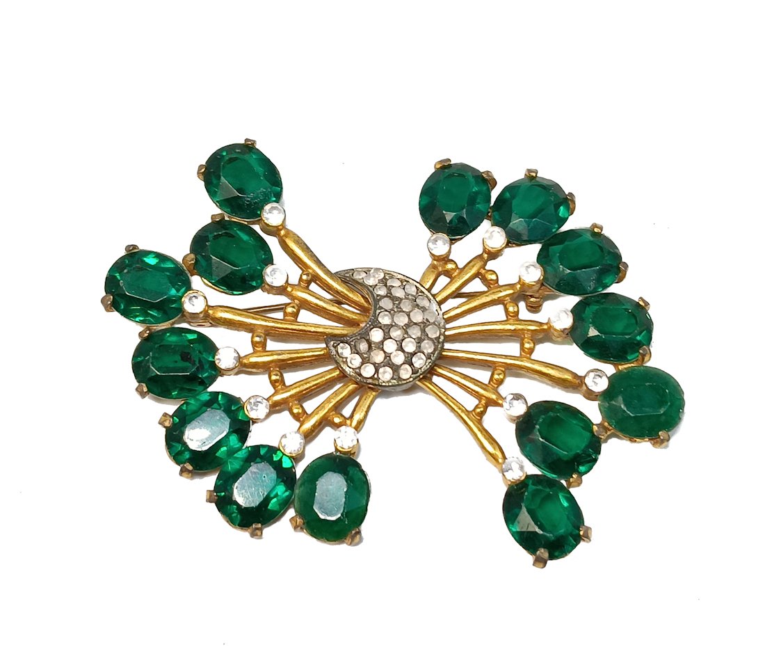 A HUGE 3" VINTAGE 1930S BROOCH (1 of 3)