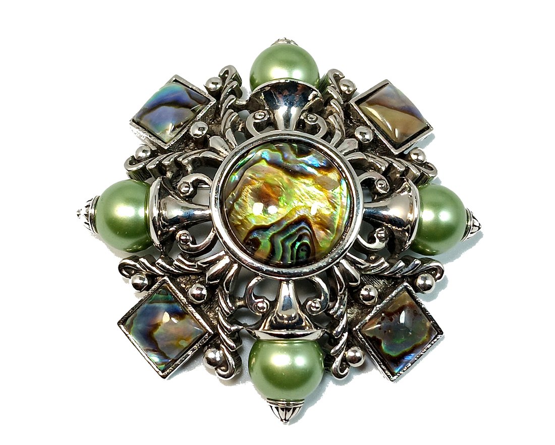 A FANTASTIC LARGE MALTESE CROSS BY DESIGNER JOAN RIVERS (1 of 3)