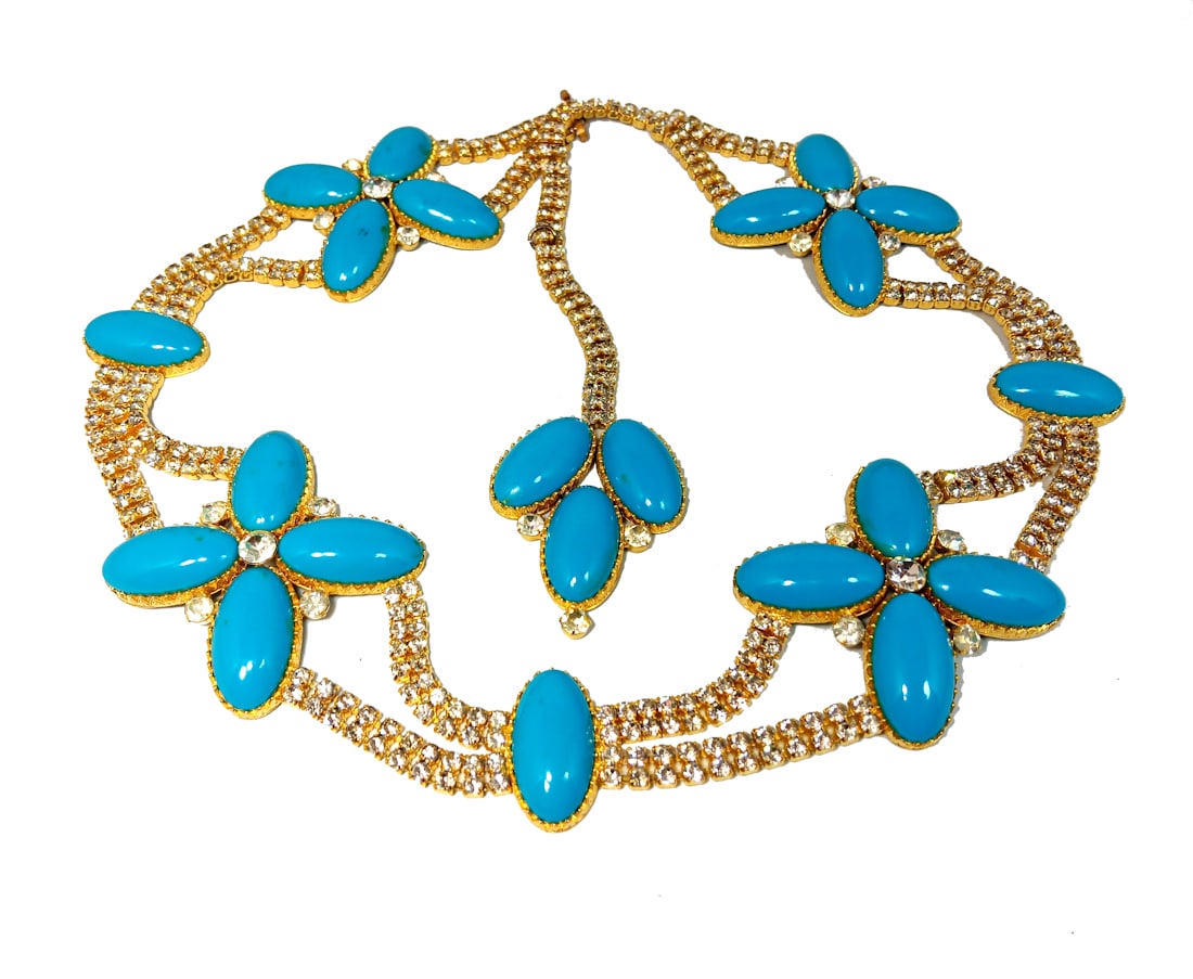 A FABULOUS RARE HUGE STATEMENT JULIANA BELT MID-CENTURY VINTAGE (1 of 6)