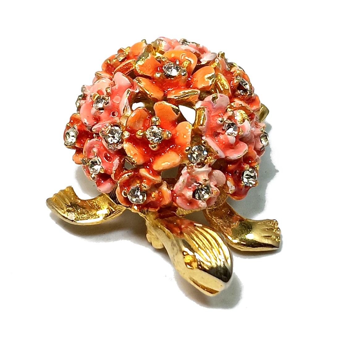 A MID-CENTURY VINTAGE FIGURAL TURTLE BROOCH SIGNED ALICE CAVINESS (1 of 6)
