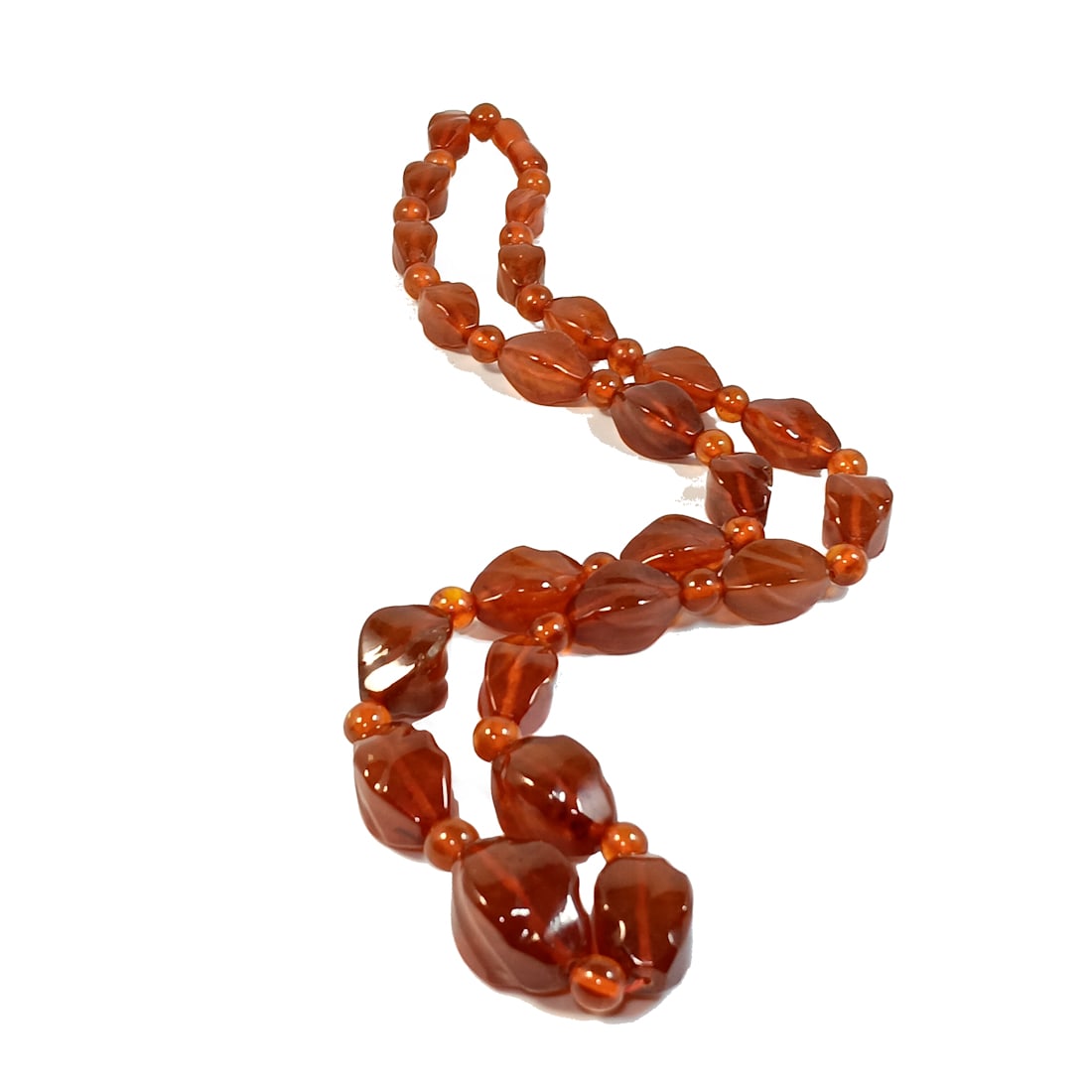 A VERY LARGE BALTIC AMBER NECKLACE GRADUATING BEADS 71 GRAMS 26" (1 of 5)