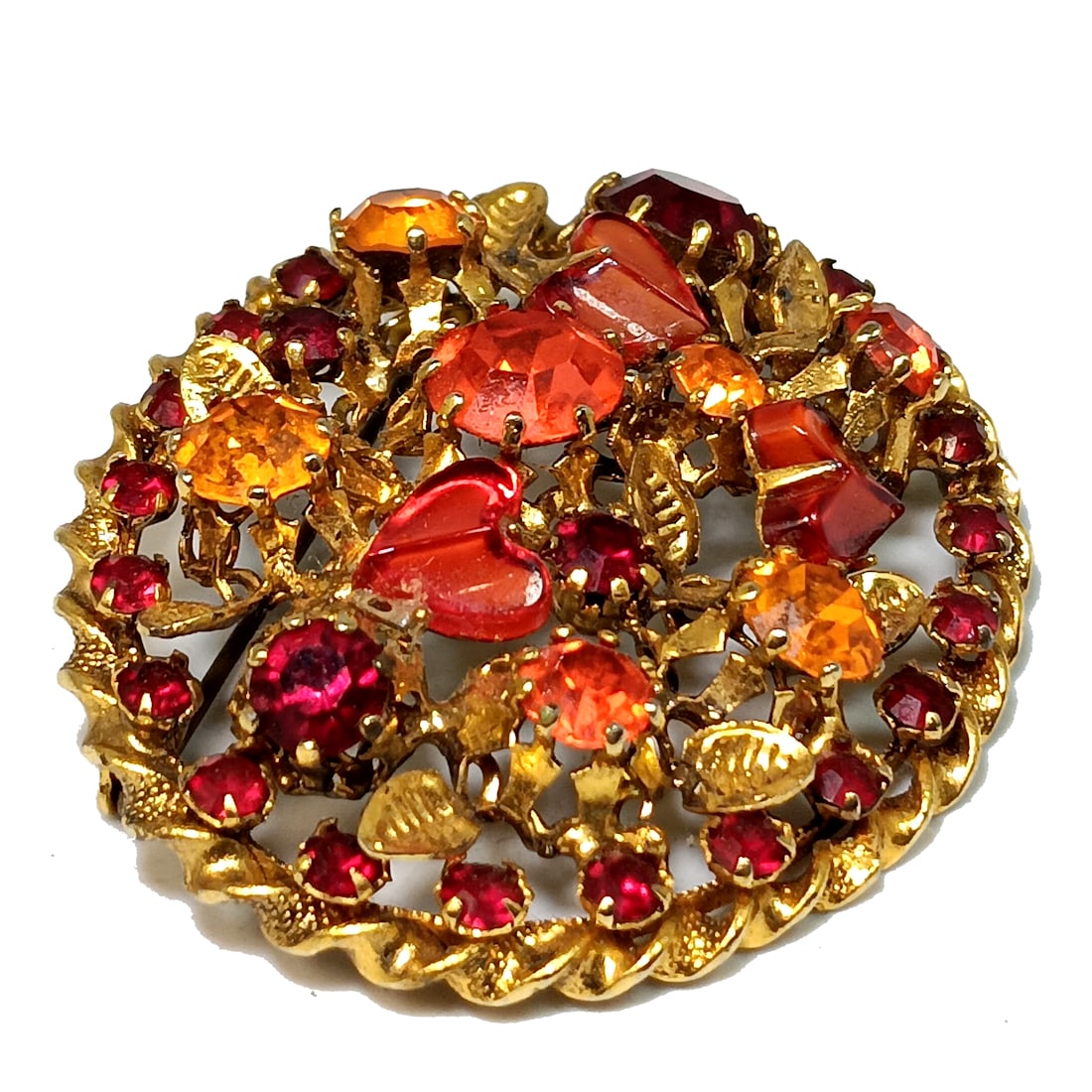A STUNNING VINTAGE RHINESTONE BROOCH MADE IN AUSTRIA (1 of 4)