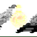 FINE CHINESE ENAMEL ON GLASS SNUFF BOTTLE PEACHES BUDDHA FINGERS FUIT QIANLONG MARK