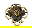 A FABULOUS LARGE VINTAGE SIGNED BROOCH