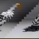 ANTIQUE CHINESE PEKING GLASS SNUFF BOTTLE SNOW SCENE WOMAN TIGER CAMEL