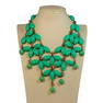 A FABULOUS LARGE BIB NECKLACE SUCH A PRETTY GREEN!